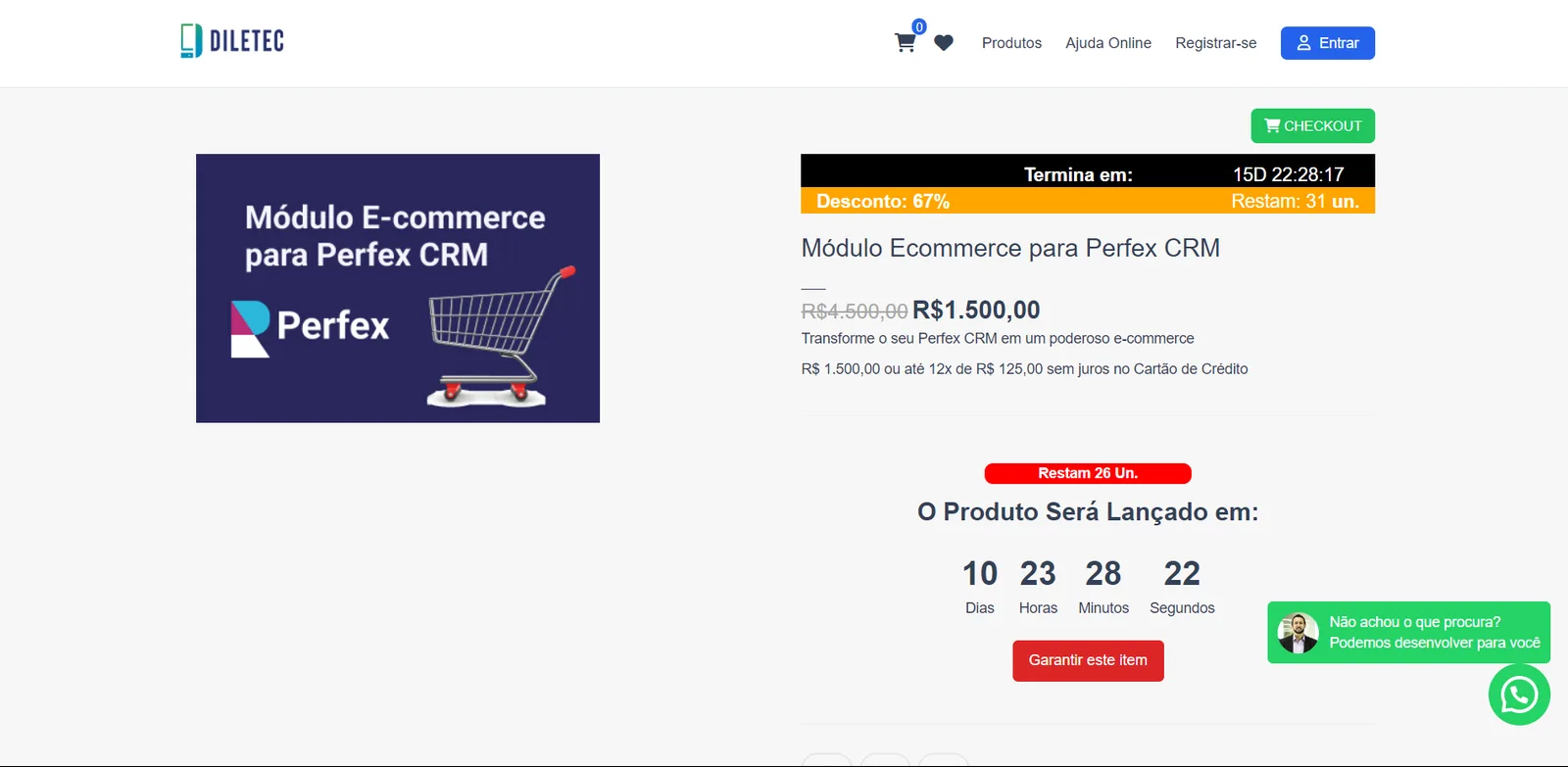 E-commerce PerfexCRM
